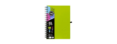 SPIRAX A4 HARD COVER NOTEBOOKS WITH SPIRAL BINDING