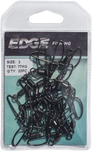 GENERIC HARDWARE/TACKLE SUPPLIER STAINLESS STEEL ROLLING SWIVEL WITH SNAP FOR FISHING GEAR