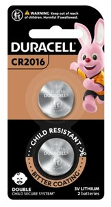 DURACELL 2016 LITHIUM COIN BATTERY FOR DEVICES & REMOTES
