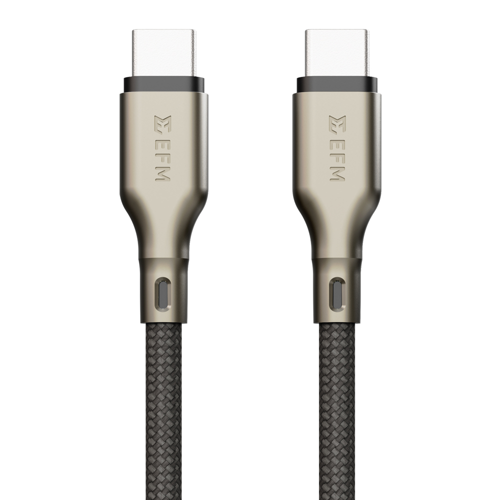 EFM 140W USB-C TO USB-C CABLE WITH ARAMID FIBRE 2M
