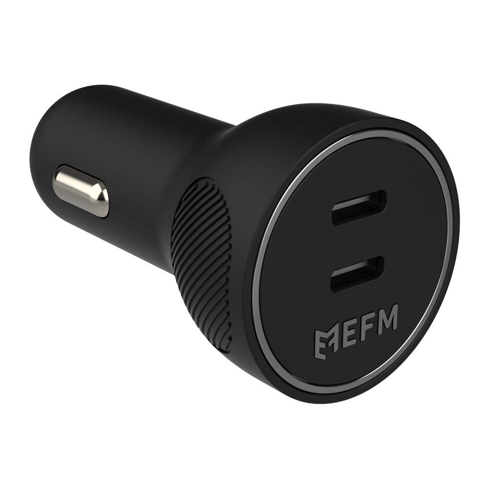 EFM 60W DUAL PORT CAR CHARGER WITH PD & PPS