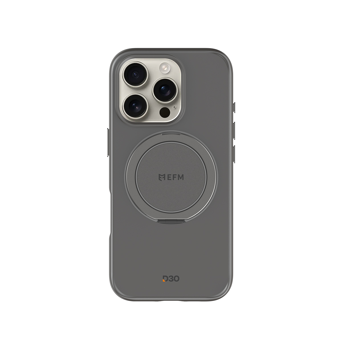EFM ALTA IPHONE 16 PRO CASE WITH D3O BIO - TITANIUM GREY