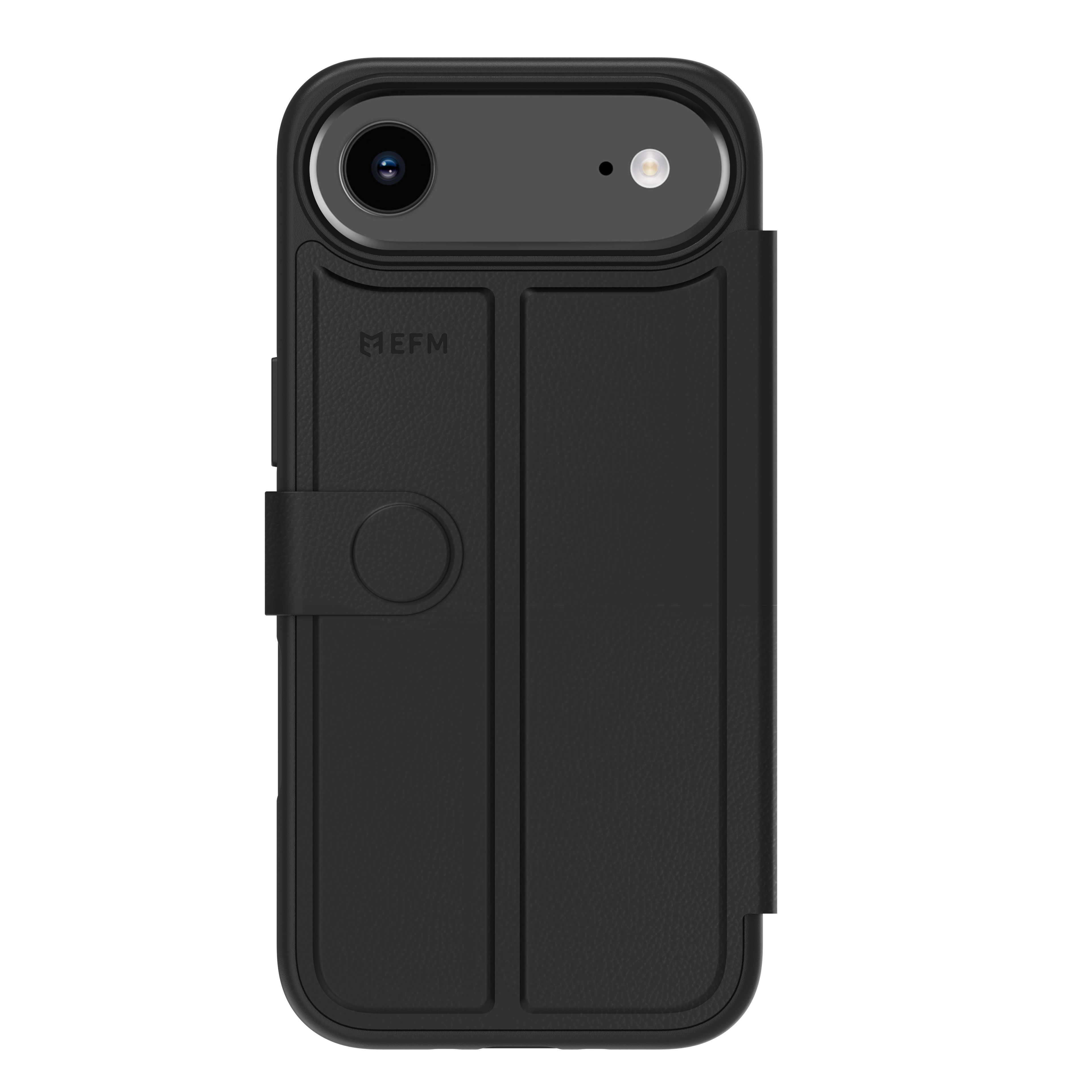 EFM VENICE WALLET CASE FOR IPHONE AIR - SLEEK BLACK PROTECTION