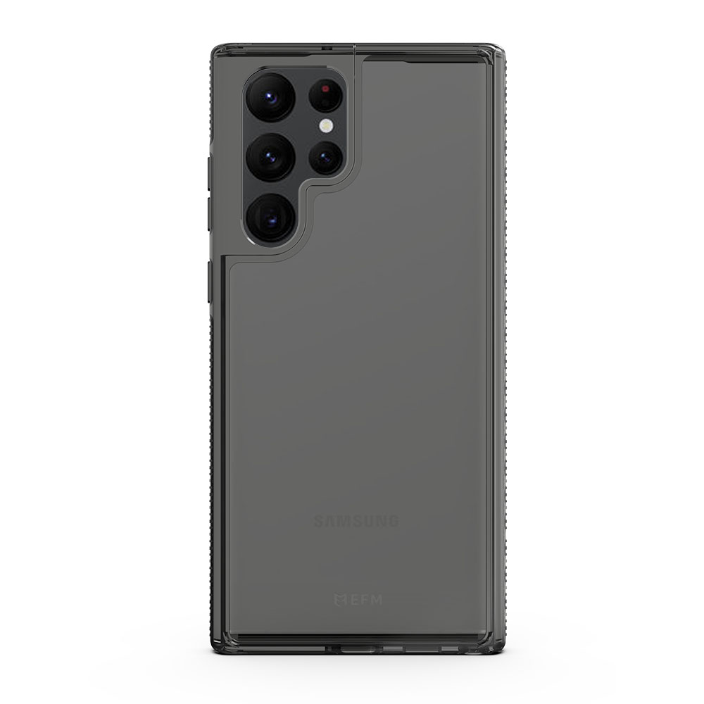 EFM ZURICH CASE ARMOUR FOR SAMSUNG S22 ULTRA - SMOKE BLACK