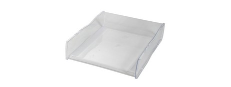 ESSELTE NOUVEAU CLEAR POLYSTYRENE STORAGE BOX FOR HOME & OFFICE