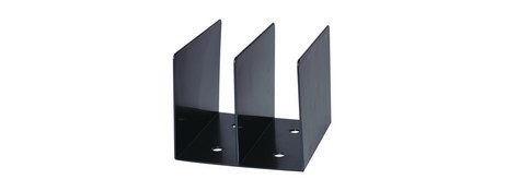 ESSELTE SWS DURABLE BLACK POLYSTYRENE BOOK RACK FOR OFFICE FILING