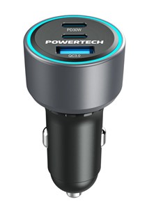 GENERIC/UNSPECIFIED MANUFACTURER USB-A & DUAL USB-C CAR CHARGER ADAPTER FOR FAST CHARGING