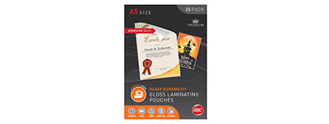 GBC PREMIUM LAMINATING POUCHES FOR DOCUMENT PROTECTION