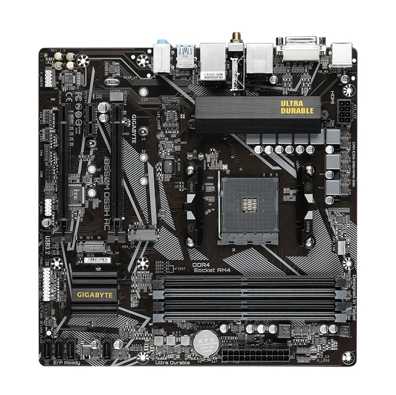 GIGABYTE B550M DS3H AC MOTHERBOARD | RELIABLE PC BUILDING