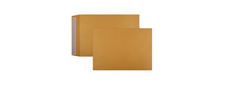 UNSPECIFIED MANUFACTURER GOLD C3 POCKET ENVELOPE WITH STRIP SEAL - SHORT SIDE OPENING
