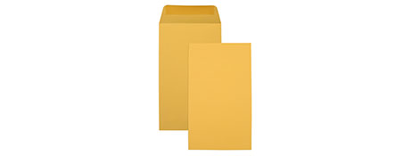 UNSPECIFIED MANUFACTURER GOLD SEED POCKET ENVELOPES P4 (107X60MM) - LICK & STICK