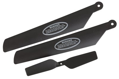 UNSPECIFIED MANUFACTURER (SPARE PART) SPARE MAIN BLADE & TAIL SET FOR GT3562 RC HELICOPTER