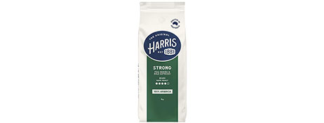 HARRIS STRONG DARK ROAST COFFEE BEANS 1KG - BOLD FLAVOUR