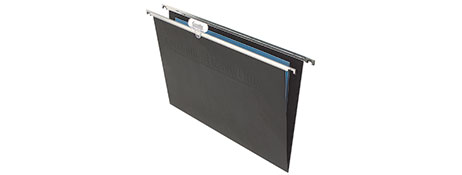 CRYSTALFILE HEAVY DUTY BLACK FOOLSCAP SUSPENSION FILES (150 SHEETS)