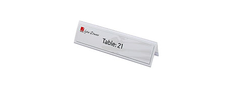 GENERIC/UNSPECIFIED MANUFACTURER INSERTABLE CLEAR PLASTIC NAME PLATES FOR PROFESSIONAL DISPLAYS