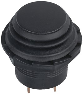 GENERIC/OEM DURABLE IP65 BLACK MOMENTARY PUSHBUTTON SWITCH FOR PROJECTS