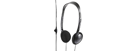 KENSINGTON LIGHTWEIGHT STEREO HEADPHONES WITH INLINE VOLUME
