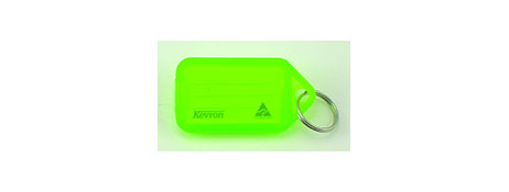 KEVRON GREEN ID38 PLASTIC KEY TAGS FOR EASY ORGANISATION