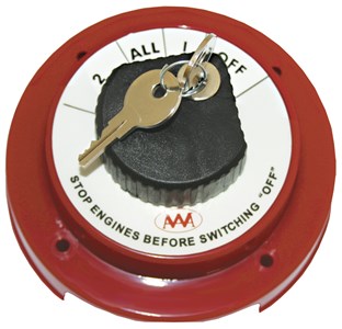 UNSPECIFIED MANUFACTURER (SIMILAR TO TEA720/5) LOCKABLE BATTERY SELECTOR SWITCH - 4 POSITION CONTROL