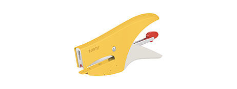 LEITZ WARM YELLOW METAL STAPLER - 15 SHEET CAPACITY