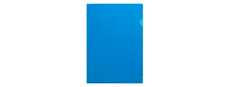 MARBIG A4 BLUE LETTER FILE WITH SIDE/TOP OPENING