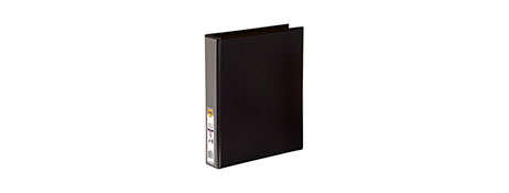 MARBIG DURABLE BLACK A4 INSERT BINDER - 300 PAGES, 50MM RINGS