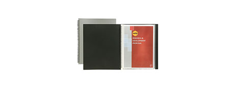 MARBIG BLACK TWIN WIRE DISPLAY BOOK FOR PROFESSIONAL PRESENTATIONS
