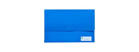 MARBIG BLUE POLYPICK DOCUMENT WALLET - 250 PAGE CAPACITY