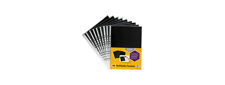 MARBIG DISPLAY BOOK REFILL POCKETS (20 PACK) FOR PROFESSIONALS
