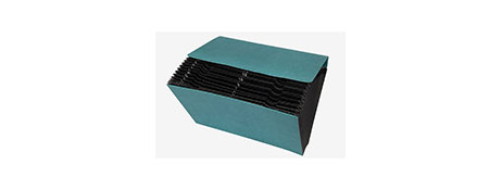 MARBIG EXPANDING FOOLSCAP FILE - GREEN FOR ON-THE-GO FILING