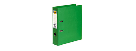 MARBIG A4 GREEN LEVER ARCH FILE - 75MM CAPACITY