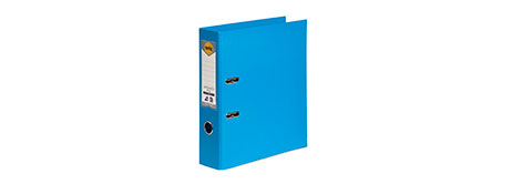 MARBIG SKY BLUE A4 LEVER ARCH FILE - 75MM CAPACITY