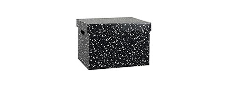 MARBIG TERRAZZO ARCHIVE BOX FOR FOOLSCAP & LEVER ARCH FILES