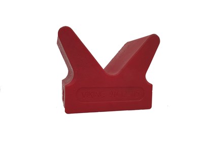 VIKING ROLLERS MEDIUM RED POLYURETHANE BOW CHOCK WITH