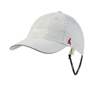 MUSTO CREW CAP FAST DRY LIGHT STONE - ESSENTIAL HEADWEAR