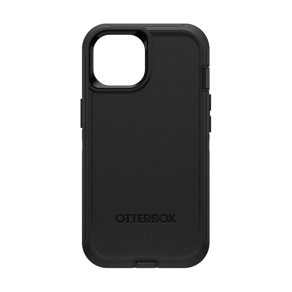 OTTERBOX DEFENDER CASE FOR IPHONE 15 - ULTIMATE BLACK PROTECTION