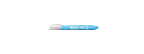 UNSPECIFIED MANUFACTURER PASTEL BLUE CHISEL TIP MARKER FOR GLASS, CARD & MORE