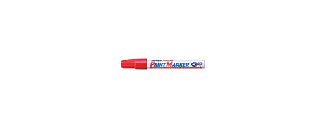 UNSPECIFIED MANUFACTURER PERMANENT RED MARKER FOR DARK SURFACES - QUICK DRY INK