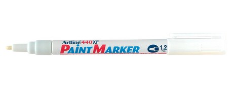 UNSPECIFIED MANUFACTURER PERMANENT WHITE MARKER PEN FOR DARK SURFACES - FAST DRY
