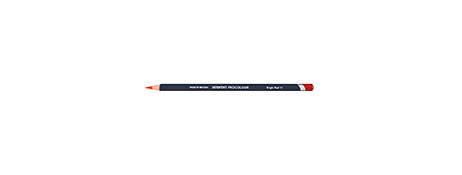 PROCOLOUR BRIGHT RED PENCILS - SMOOTH LAYDOWN & SHARP POINT