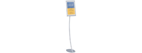 QUARTET DESIGNER SIGN STAND FOR A4 DISPLAYS - PORTRAIT/LANDSCAPE