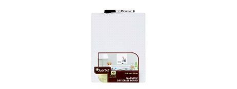 QUARTET MAGNETIC DRY ERASE TO-DO TILE BOARD FOR HOME & OFFICE