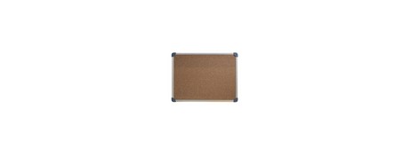 QUARTET SLIMLINE ALUMINIUM CORKBOARD 450X600MM FOR OFFICE NOTICES