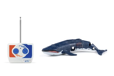 UNSPECIFIED MANUFACTURER REMOTE CONTROL BLUE WHALE TOY WITH WATER SPRAY FUN