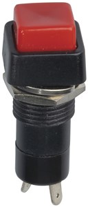 UNSPECIFIED MANUFACTURER RED PUSHBUTTON PUSH-OFF MOMENTARY SWITCH (N/C) SPST