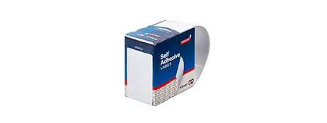 UNSPECIFIED MANUFACTURER REMOVABLE NAME TAG LABELS DISPENSER BOX 44X89MM - FAST APPLICATION
