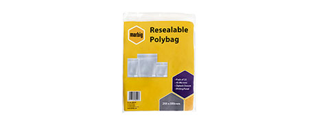 GENERIC POLYBAG SUPPLIER RESEALABLE POLY BAGS FOR SMALL ITEM STORAGE & ORGANISATION