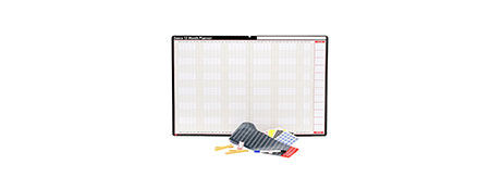 SASCO UNDATED WALL PLANNER | WRITE-ON WIPE-OFF ORGANIZATION