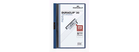 UNSPECIFIED MANUFACTURER DURABLE A4 PRESENTATION FOLDER - DARK BLUE, NO PUNCH HOLES