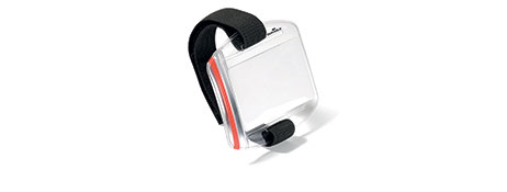 UNSPECIFIED MANUFACTURER ADJUSTABLE ARMBAND BADGE HOLDER FOR SECURE ID DISPLAY